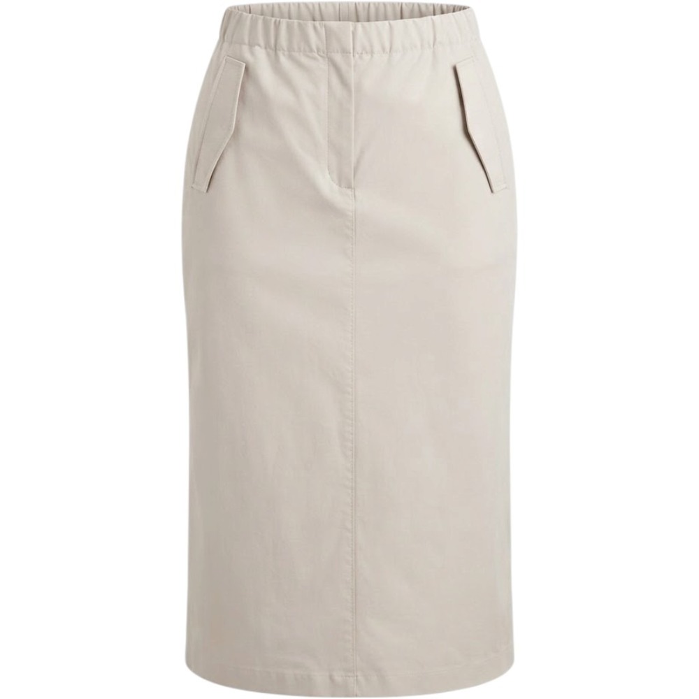 The Group Babaton Aritzia Emerson Skirt Beige Utility Cargo Midi Size 2